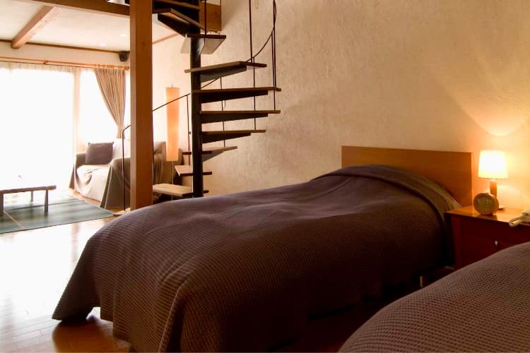 mashio, accommodation, petit hotel, izu oshima, oshima island, tokyo islands, izu islands, tokyo, japan, guest room, K room